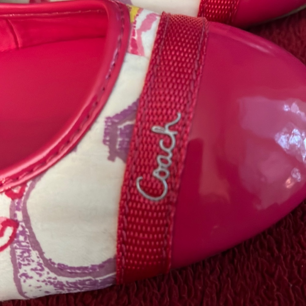 Coach Pink Flats